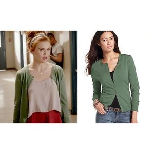 august silk GREEN CARDIGAN LYDIA MARTIN TEEN WOLF